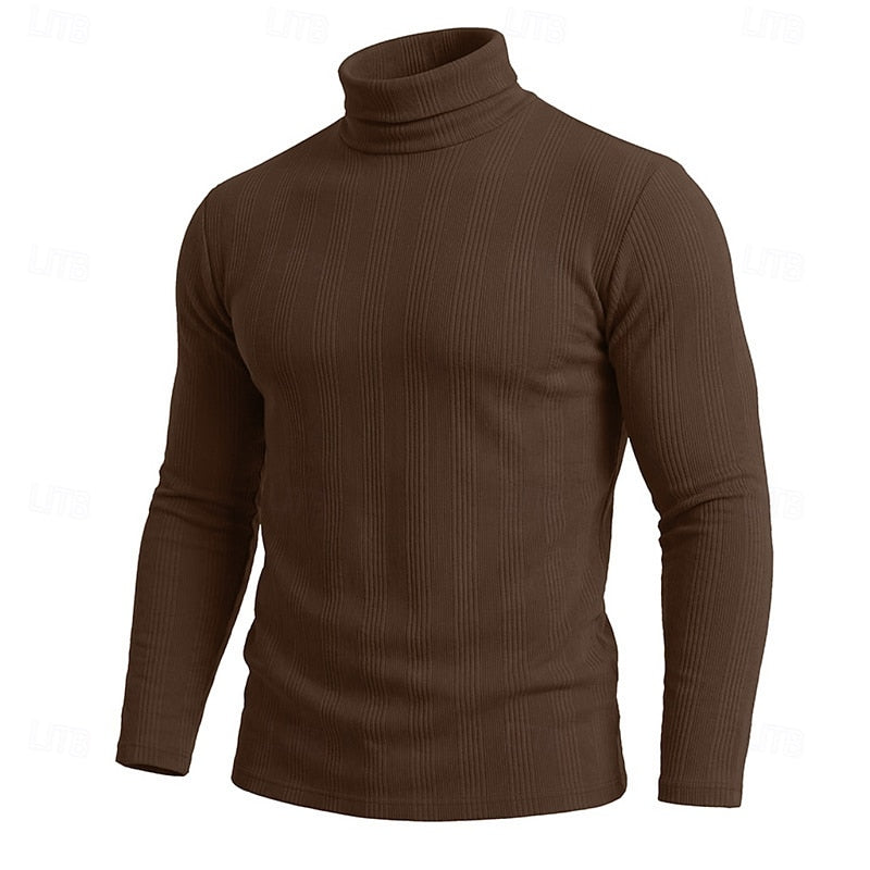 Mason Textured Turtleneck