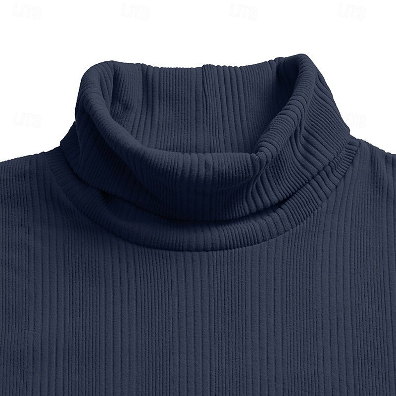 Mason Textured Turtleneck