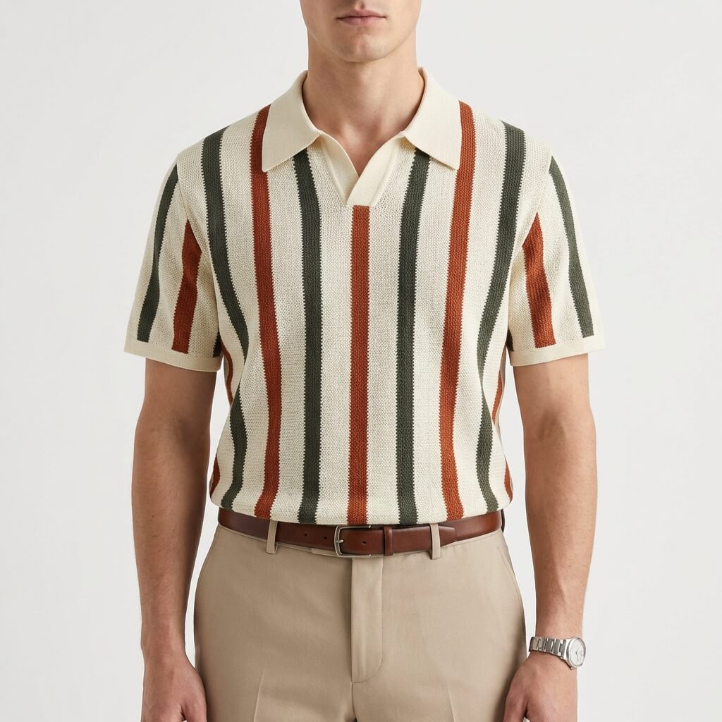 Sète Open Knit Polo