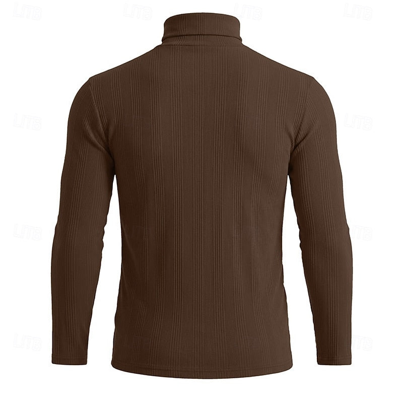 Mason Textured Turtleneck