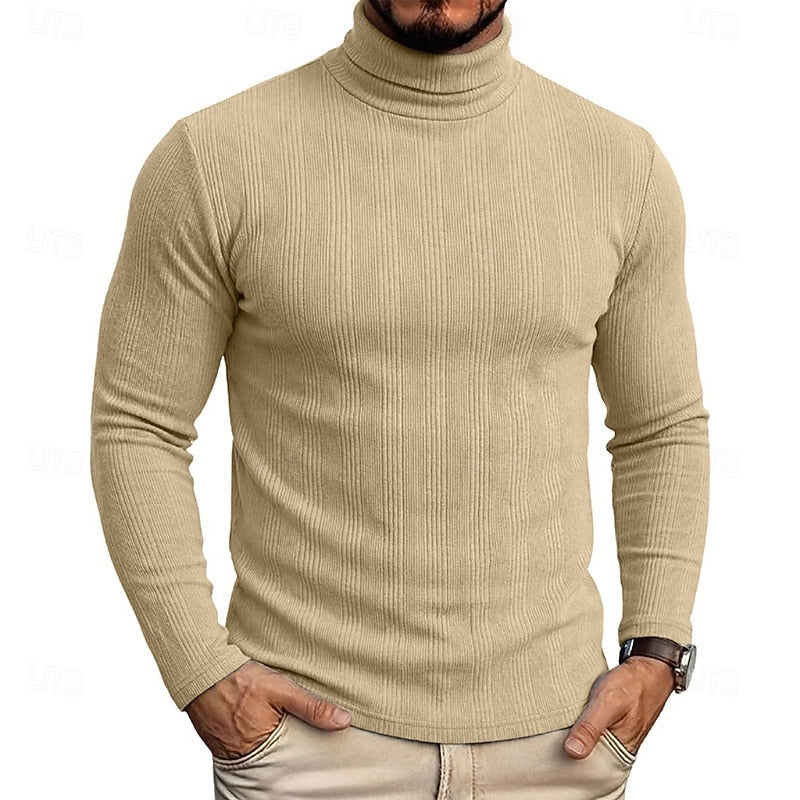 Mason Textured Turtleneck